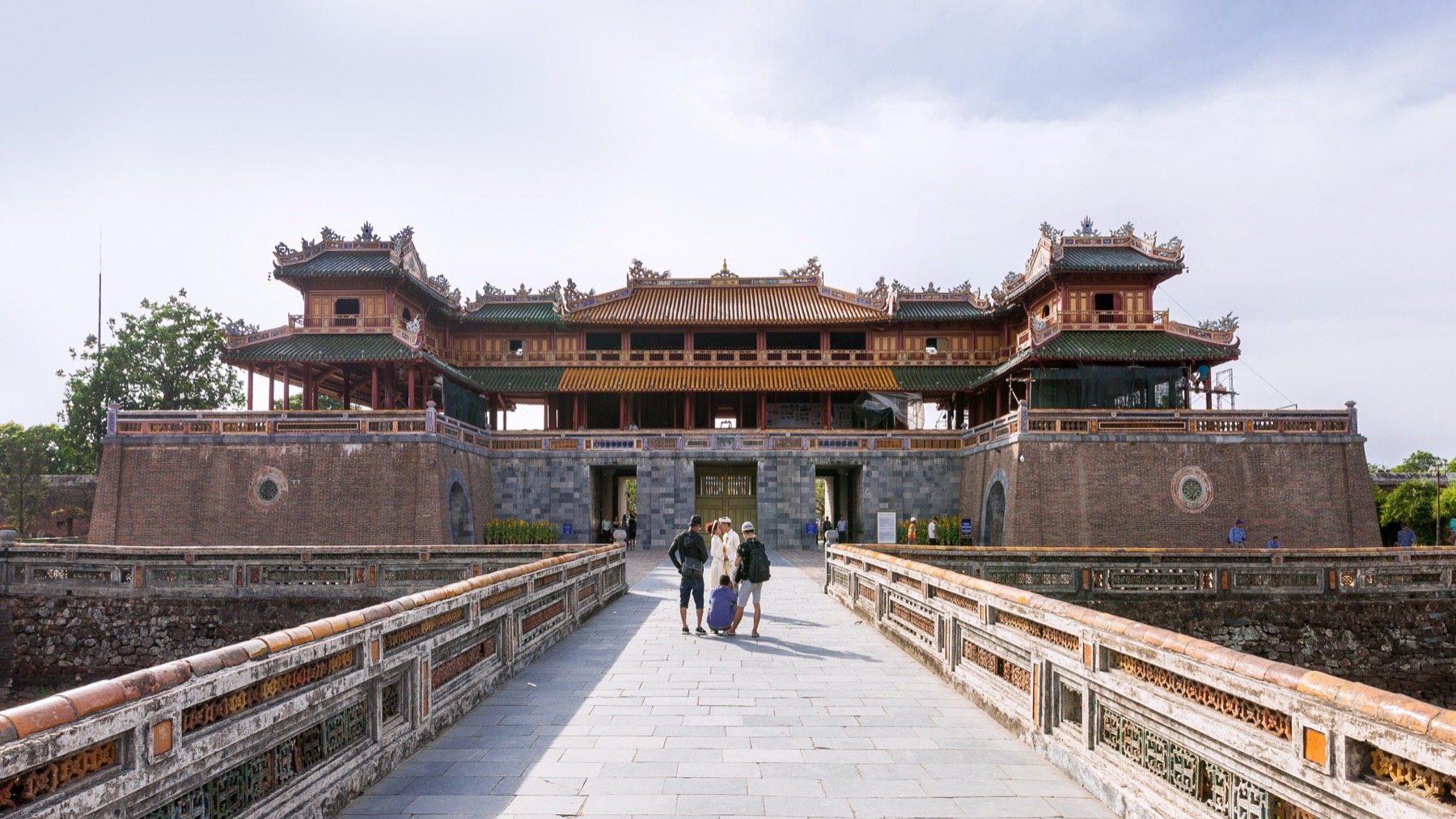 The Meridian Gate (Ngọ Môn), ceremonial entrance to the Imperial City of Huế